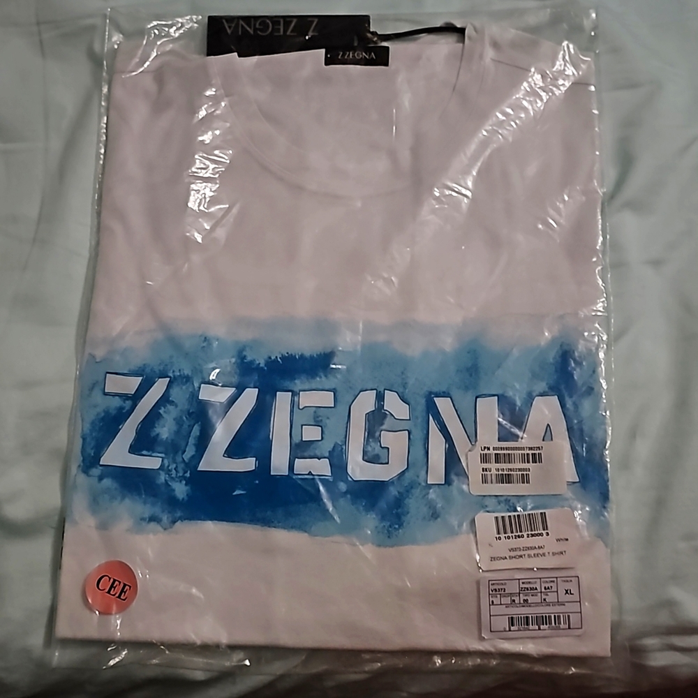Zegna men's XL ss t-shirt NWT